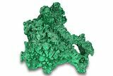 Silky Fibrous Malachite Cluster - DR Congo #294650-1